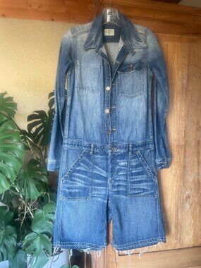 PRPS HEIRLOOM  I  WOMEN DENIM SHORT JUMPSUITS  I SIZE SMALL